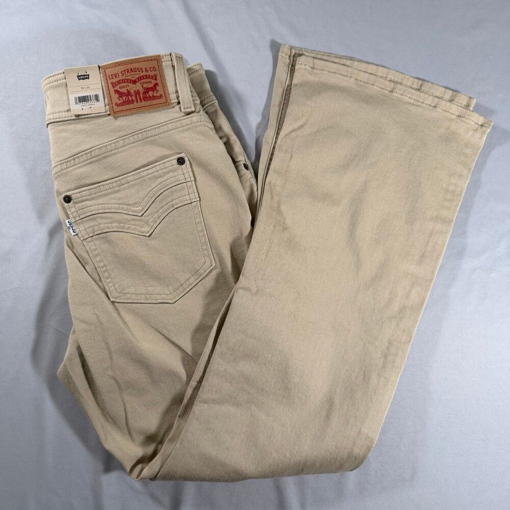 Levi’s 726 Women’s High Rise Flare Western Jeans Size 30x30 NWT White Tab